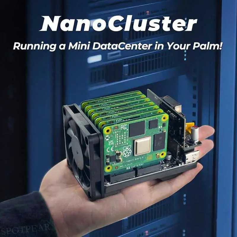 Sipeed NanoCluster Mini tablero de grupo mini centro de datos para Raspberry Pi CM45 /LM3H /M4N / computadora - imagen 2