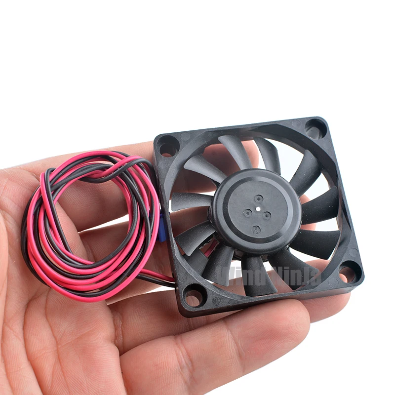 Ventilador de refrigeración para fuente de alimentación, 5cm, 50mm, 50x50x10mm, cc 12V, 0.06A, 2 pines, silencioso, axial - imagen 5