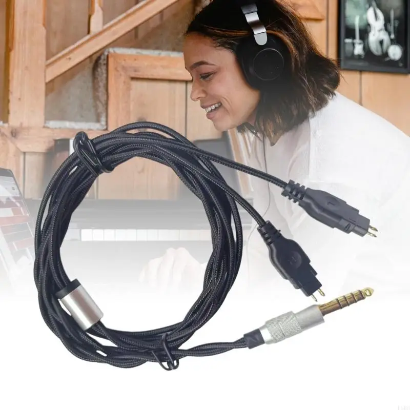 Cable auriculares actualización masculina 4.4 mm 4.4 mm para HD580 HD600 HD650 HD660S - imagen 2
