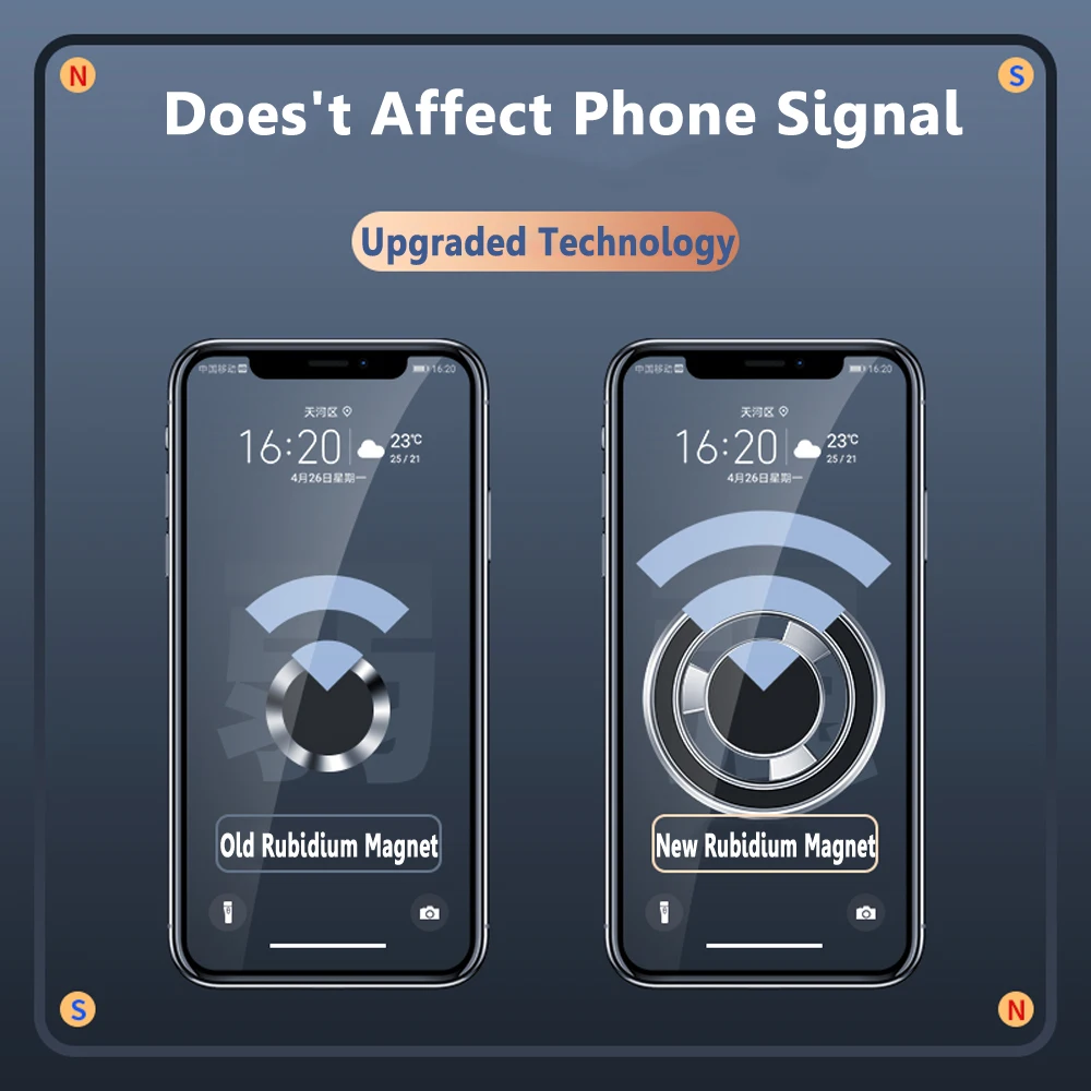 McGiLLon-soporte magnético de Metal para teléfono móvil, base ajustable para salpicadero, para Iphone 14, 13, 12pro Max, Magsafe - imagen 5