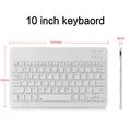 10 in white keyboard