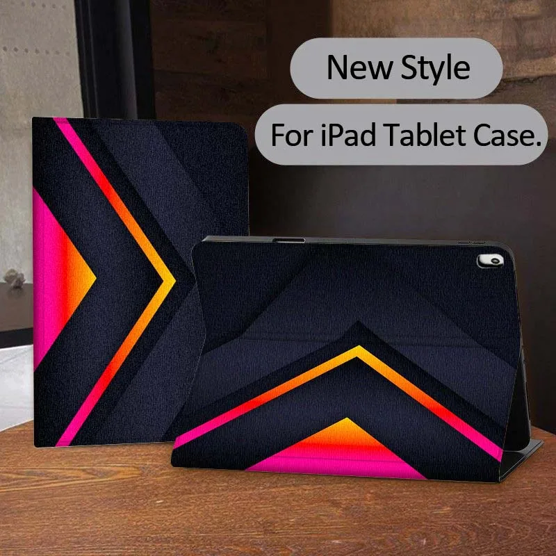 Líneas creativas artísticas para iPad Pro Air Mini 1 2 3 4 5 6 7 7th 8th 9th 10th 11th 10,2 9,7 10,5 10,9 11 12,9 funda para tableta - imagen 2