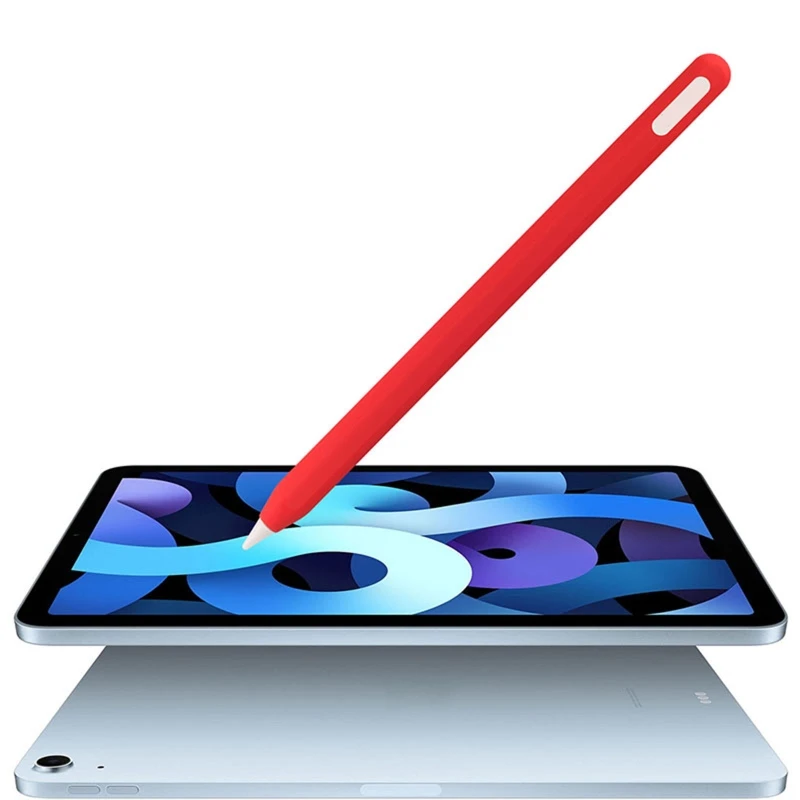 Funda ultrafina de silicona para Apple Pencil 2, cubierta cómoda de color sólido, funda ligera de 360 °, protección contra caídas - imagen 2