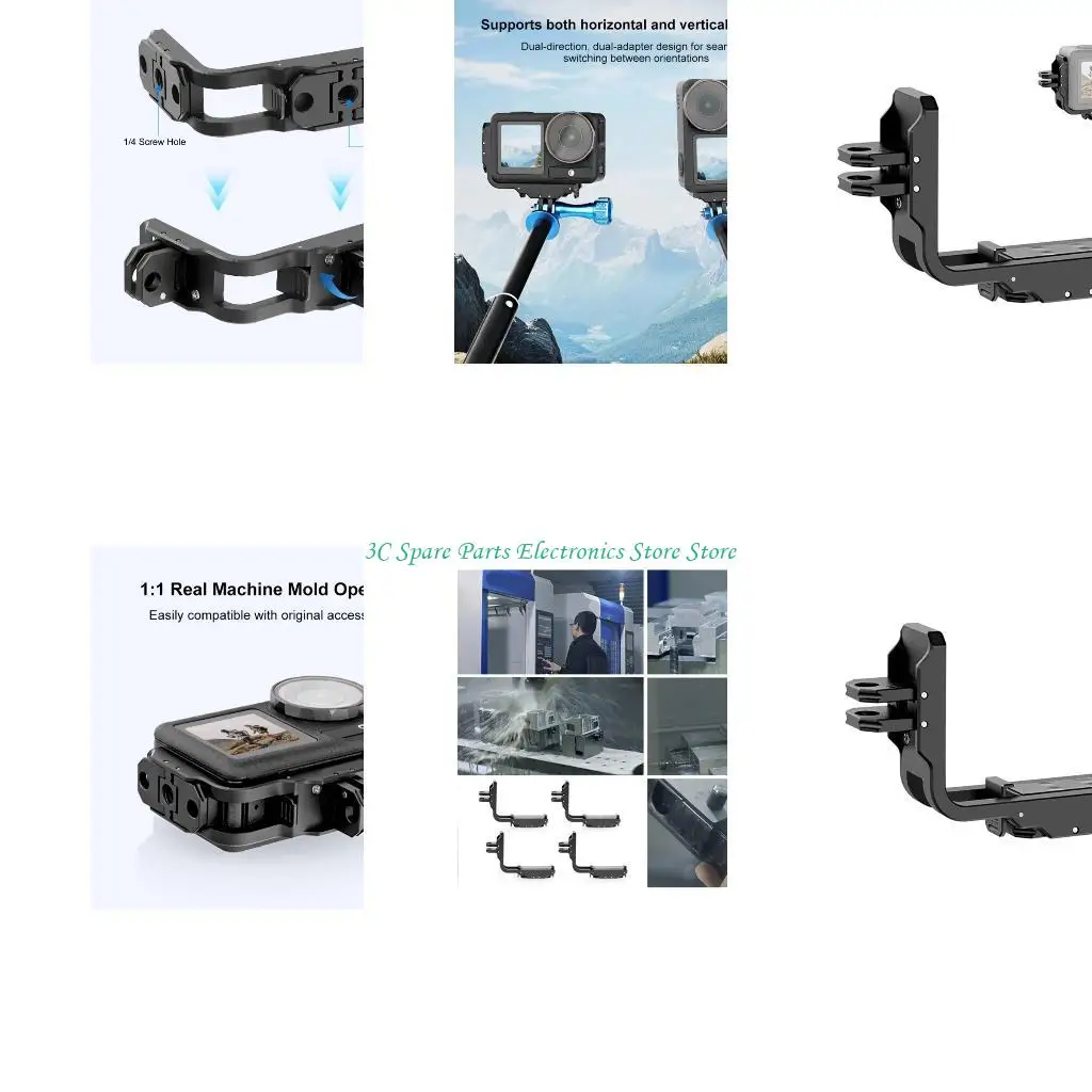 SZ Rapid separa soporte cámara Doble mecanismo bloqueo magnético resistencia.