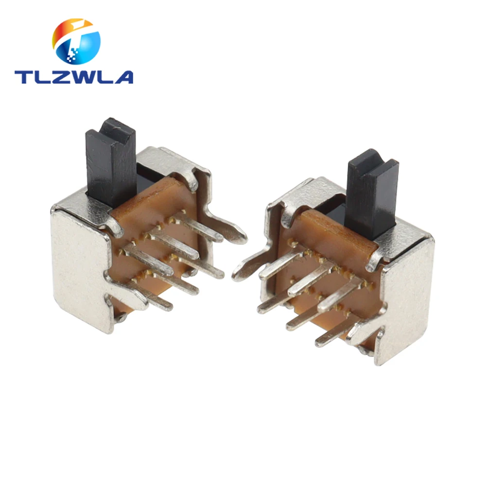 10 Uds interruptor de palanca SK22D07 2P2T 6 pines mango alto 4mm SK22D07VG4 - imagen 4