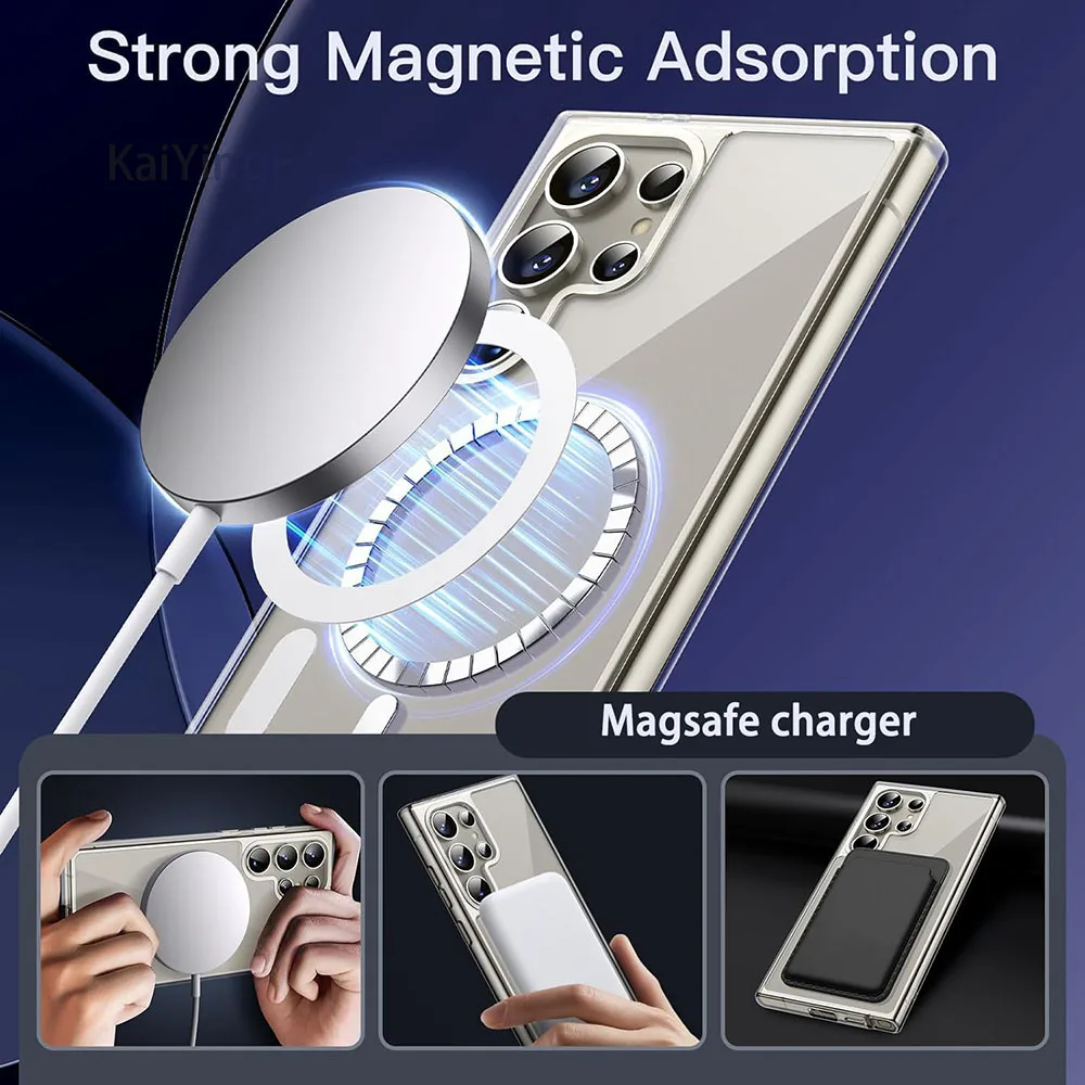 Funda MagSafe Transparente Samsung Galaxy S25/S24/S23FE/S22/S21 Antigolpe - imagen 5