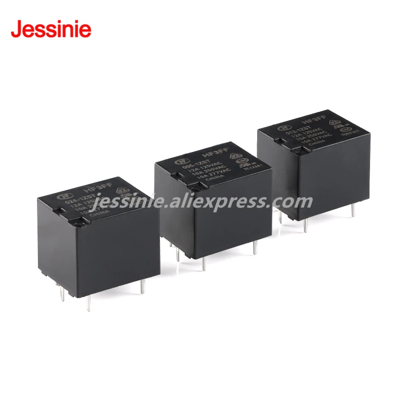 5 uds/1 unidad relé ultrapequeño de alta potencia HF3FF-005-1HST HF3FF-012-1HST HF3FF-024-1HST HF3FF-005/012/024-1ZST 5V 12V 24V DC 4/5Pin - imagen 3