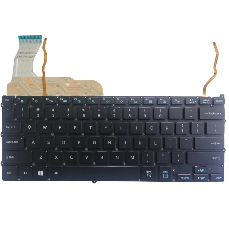 Teclado de ordenador portátil con retroiluminación, accesorio para Samsung NP940X3G, NP940X3F, 940X3G, 940X3F - imagen 2