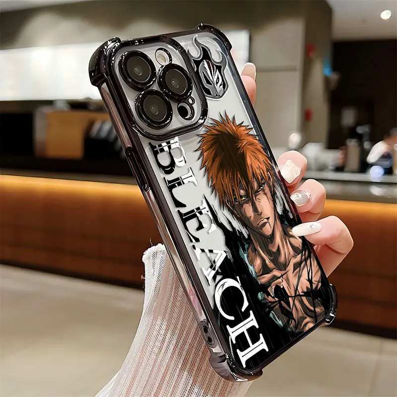 Funda chapada en lejía de Anime para Samsung S25 S24 S23 S22 S21 S20 FE Note20 Plus Ultra 4G 5G, funda trasera de Airbag anticaída - imagen 4