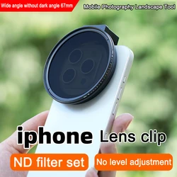 FOTGA Soporte de filtros de 67 mm para iPhone 14-16 Pro Max