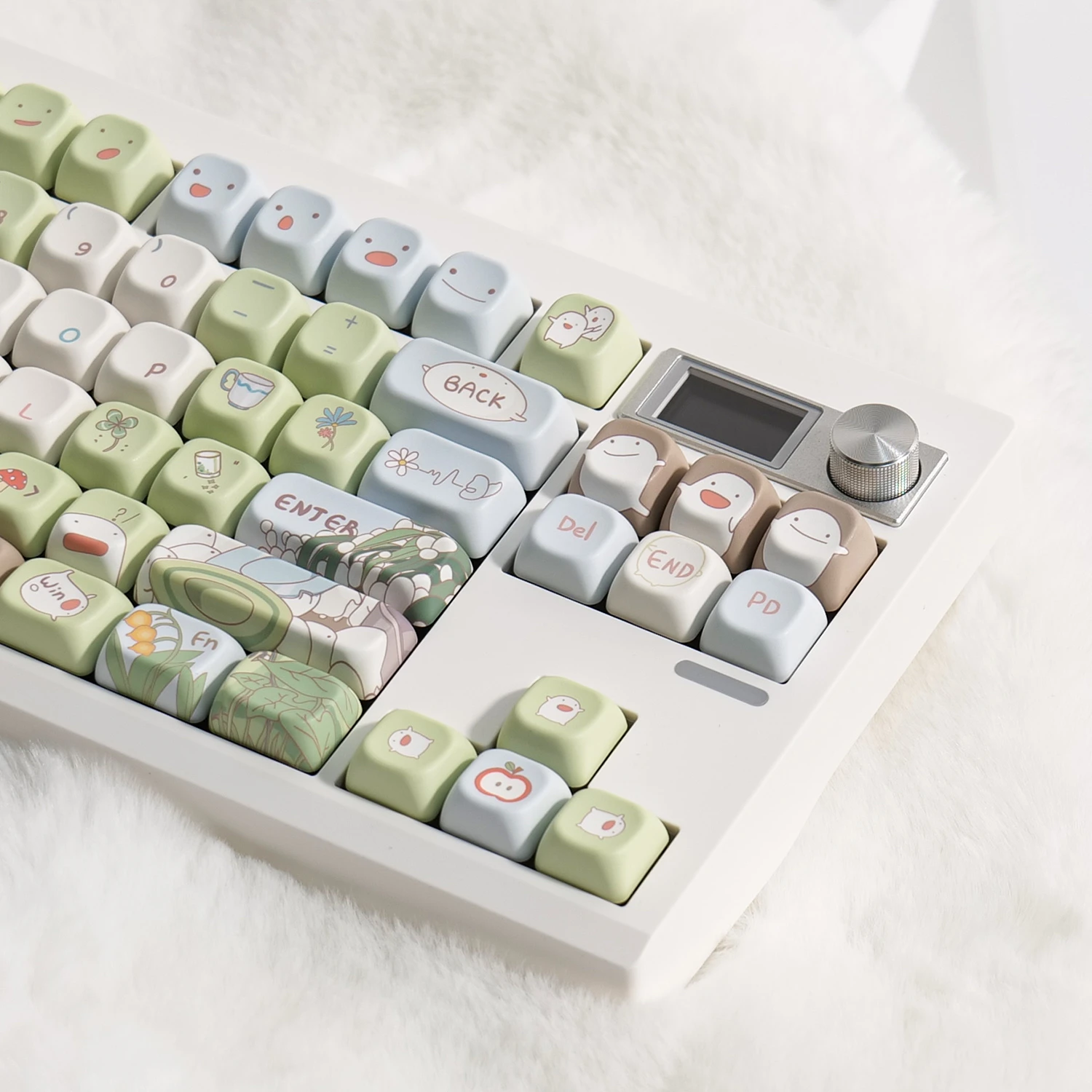 Teclas con temática Wala, teclas bonitas con perfil XOA, PBT, 5 caras, F75, F87, F99VGN, 141 teclas