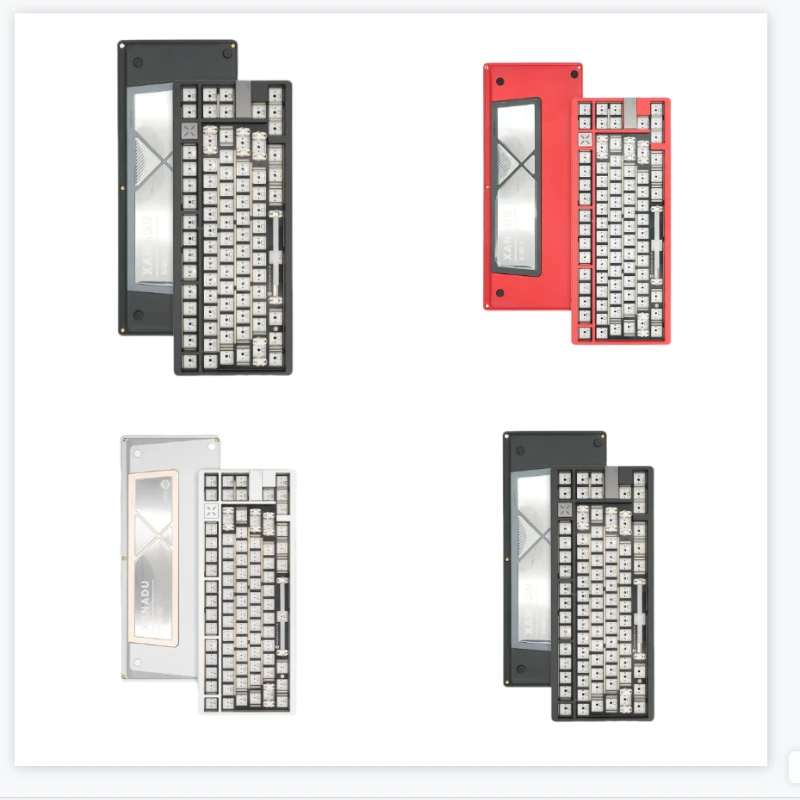 Kit de teclado mecánico personalizado X80 MAX, Kit de aluminio CNC intercambiable en caliente, triodo, 83 teclas, placa de identificación magnética PVD, diseño 80%