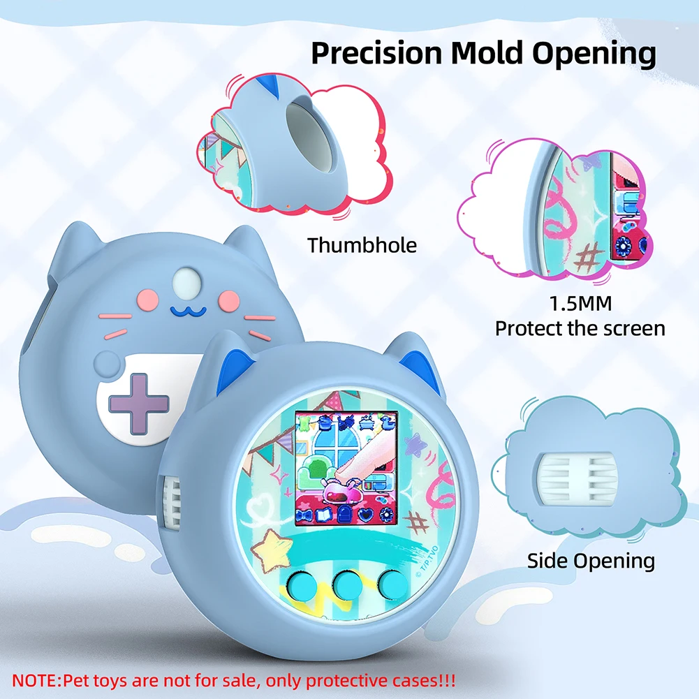 Funda protectora de silicona anticaída para Punirunes, juguete Digital interactivo para Punirunes, accesorios electrónicos virtuales para mascotas - imagen 2