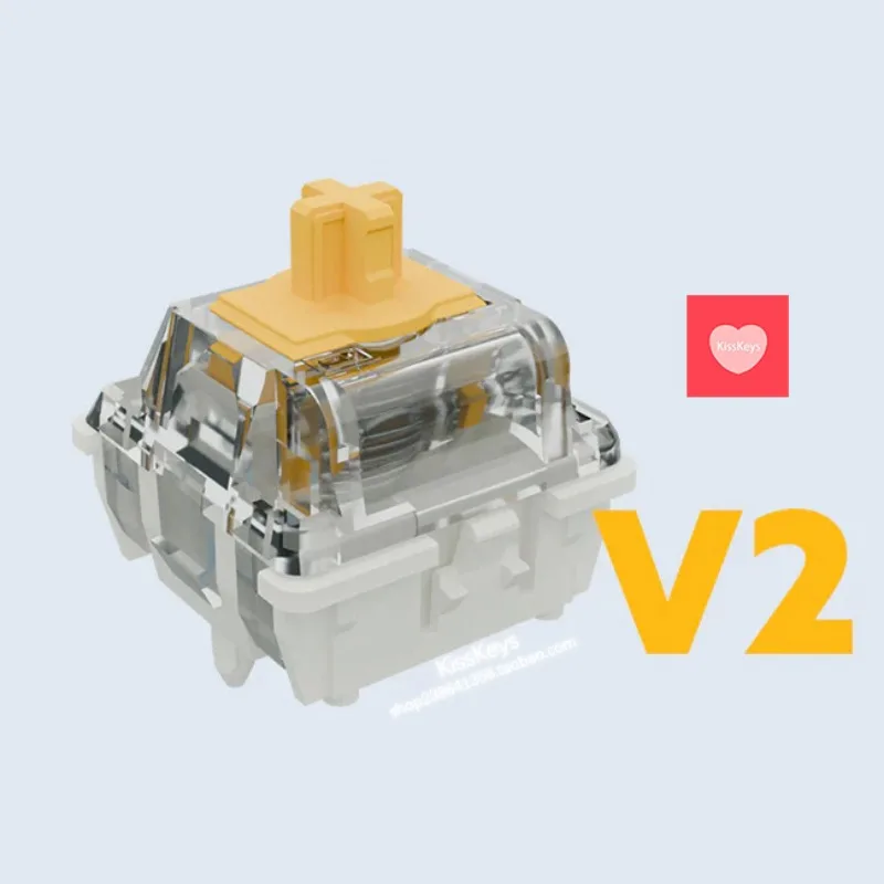 Wooting Lekker 60HE/60HE + interruptor magnético lineal L45 V2 gatillo 35cN PC carcasa superior transparente para accesorios de teclado para juegos - imagen 2