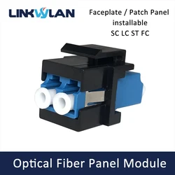 Adaptador Keystone Fibra Óptica LC SC – OS2 OM3