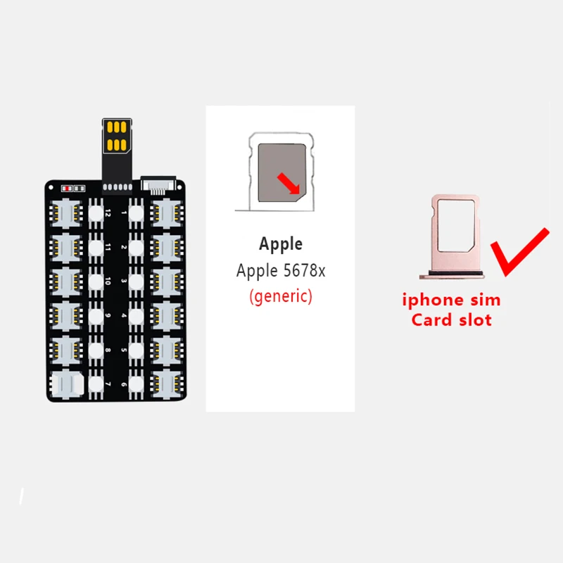 Adaptador SIM y lector de tarjetas para iPhone 5-XS - Gran capacidad - imagen 4