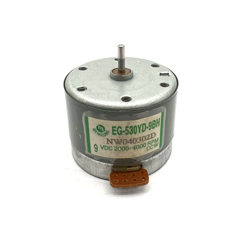 Motor inverso de doble velocidad de Metal, piezas, CCW, 9 VDC, 530, grabadora de Cassette de Audio, accesorios de Motor, 1 unidad