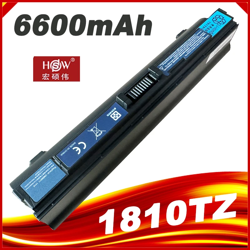 SeagullStar 6600mAh 9 celdas batería del ordenador portátil para Acer Aspire One 521 752 1410 1810 1810T 1810TZ UM09E31 UM09E71 UM09E36 UM09E78