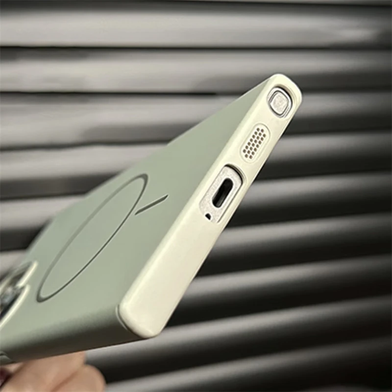 Para Samsung Galaxy S25 S24 S23 Ultra S22 S21 Plus S25plus Ultra fino mate magnético Magsafe funda de teléfono duro PC cubierta a prueba de golpes - imagen 5