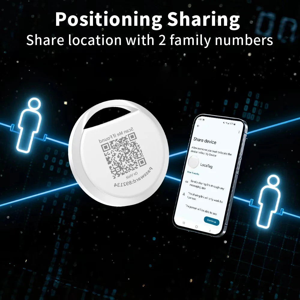 Bolsa de seguimiento Android con código QR, localizador antipérdida, funciona con la aplicación Hub Find de Google, navegación, buscador de artículos inteligentes para el hogar para Xiaomi Pixel - imagen 5