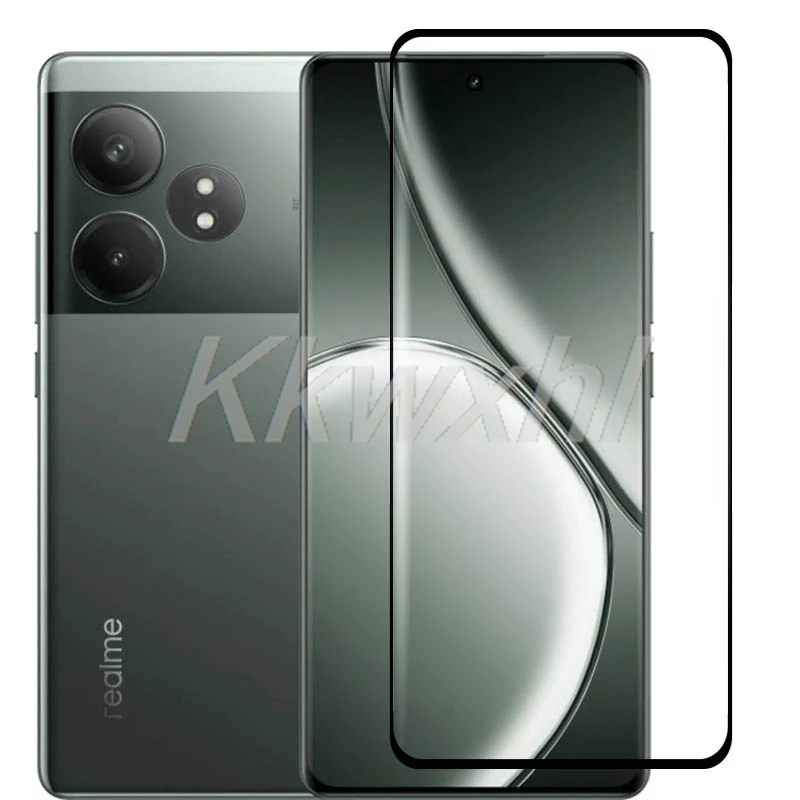 Pegamento completo curvo 3D para Realme GT Neo 6 SE, cubierta de vidrio templado de 6,78 ", película protectora de pantalla Global Neo6SE 6T GT6, 2 uds. - imagen 2