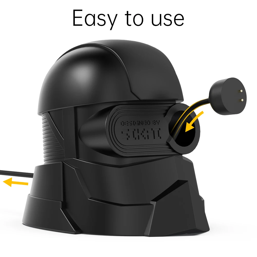 Soporte de cargador de silicona para Xiaomi Mi Band 7, 6, 5, estación de pulsera inteligente, base de carga, soporte de escritorio, Accesorios inteligentes - imagen 5