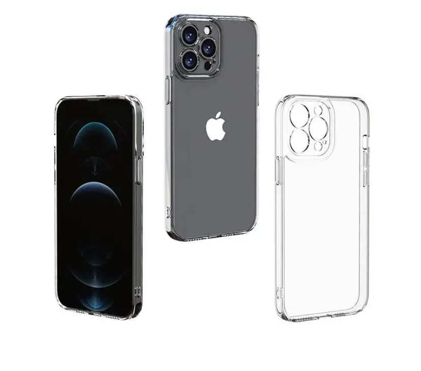 Nueva funda transparente para iPhone 12 11 13 14 15 Pro max 15 Plus funda protectora suave de TPU para iPhone 12 13 mini fundas Coque - imagen 3