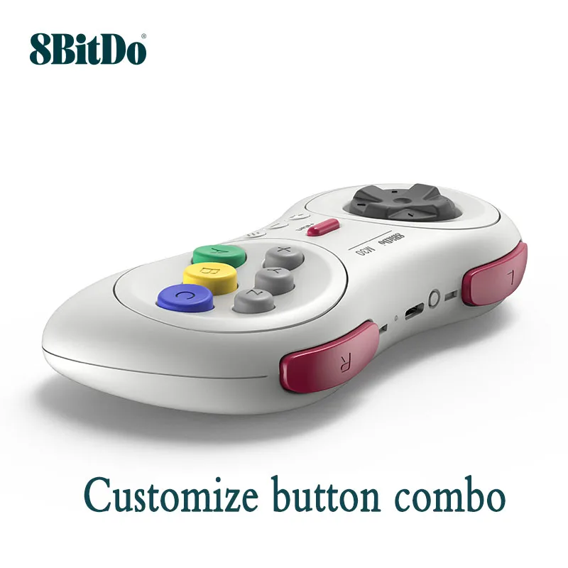 Mando Bluetooth 8BitDo M30 para Android Windows y macOS