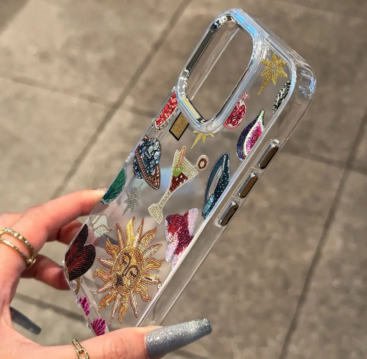 Funda de teléfono de dibujos animados de cara de sol y estrellas de estilo Retro para OPPO Reno2 Reno4 Reno5 Reno6 Reno8 Reno11 Reno12 Reno13 Z T F Pro 4G 5G - imagen 5