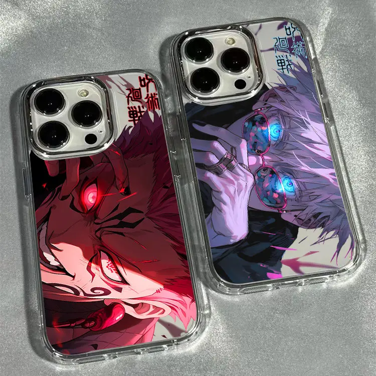 Jujutsu Kaisen-funda de teléfono de Anime para Infinix Smart Note Tecno Camon Spark Hot 30 40 50 5 6 7 8 9 10 Pro Plus 4G 5G transparente - imagen 2