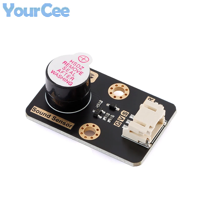 Módulo de zumbador activo con Sensor de sonido, 2 uds./1 unidad, 3,3/5V, PH2.0-3pin (con cable hembra 3P-PH2.0 a DuPont 2,54) para Arduino Stm32 ESP32 - imagen 2