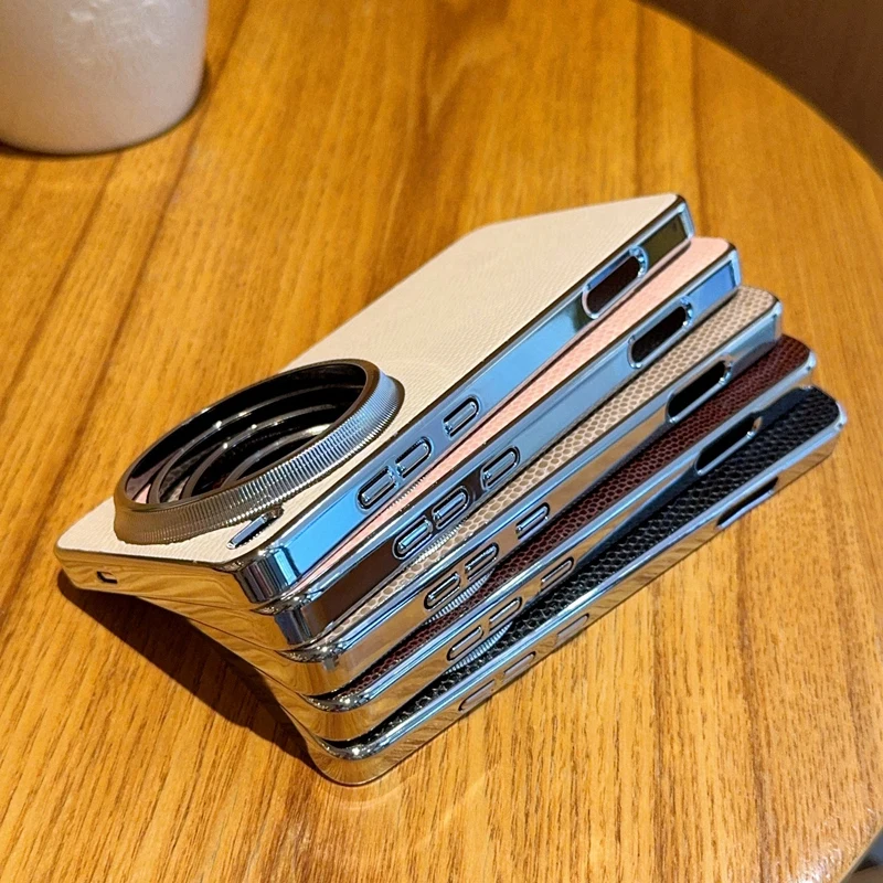 Para VIVO X200 Ultra funda de lujo de cuero PU revestimiento funda protectora trasera para VIVO X200 Pro Mini X200S X200Ultra carcasa de teléfono - imagen 5