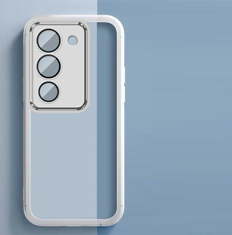 Para Redmi 15 5G lente completa película protectora de cámara mate funda de teléfono de silicona suave para Xiaomi Redmi15 4G cubierta transparente de TPU