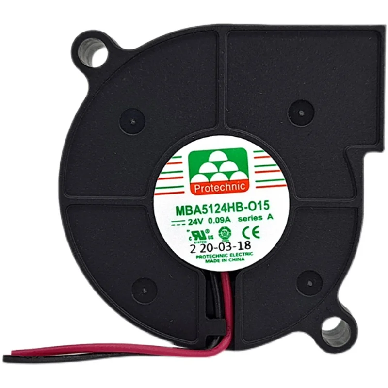 Nuevo para MBA5124HB-O15 5cm 5015 ventilador silencioso de doble bola humidificador ventilador de refrigeración de turbina