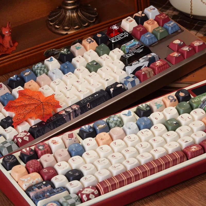 Gran oferta, teclas de artista, sublimación pbt personalizada, teclas de perfil de cereza/SOA, bonito diseño Original, tecla de punto de Anime de dibujos animados