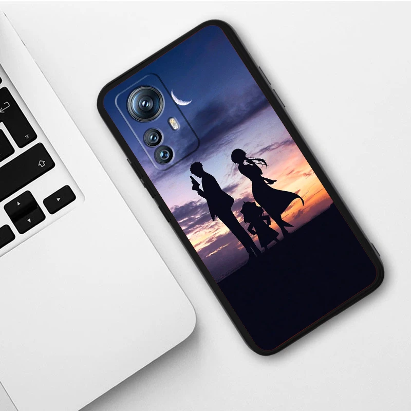 SPY X FAMILY Movie Anime Cool para Xiaomi Mi 14 13T 13 12T 12 11T 11i 11 10T 10 Pro Lite Ultra 5G, funda negra para teléfono - imagen 3
