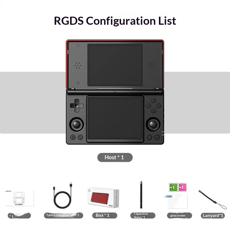 Consola de juegos portátil RG DS, pantalla IPS de 4,0 pulgadas, consola de videojuegos Android, reproductor de videojuegos con tapa de 4000mAh, compatible con Bluetooth y Wifi - imagen 5