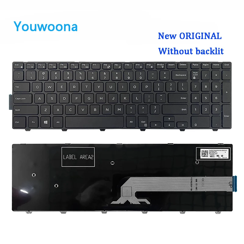 Teclado ORIGINAL para portátil DELL Inspiron 17-5748, 5749, 5755, 5758, 5759, P26E, nuevo