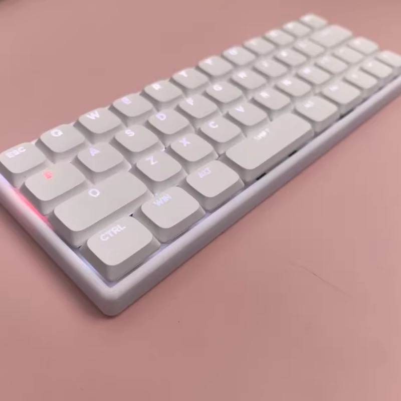 Kit de teclado de perfil bajo de 40 diseños, trimododo/doble modo, inalámbrico, Bluetooth, 2,4G, intercambio en caliente, RGB, e-sports, teclado de oficina para videojuegos, regalo - imagen 4