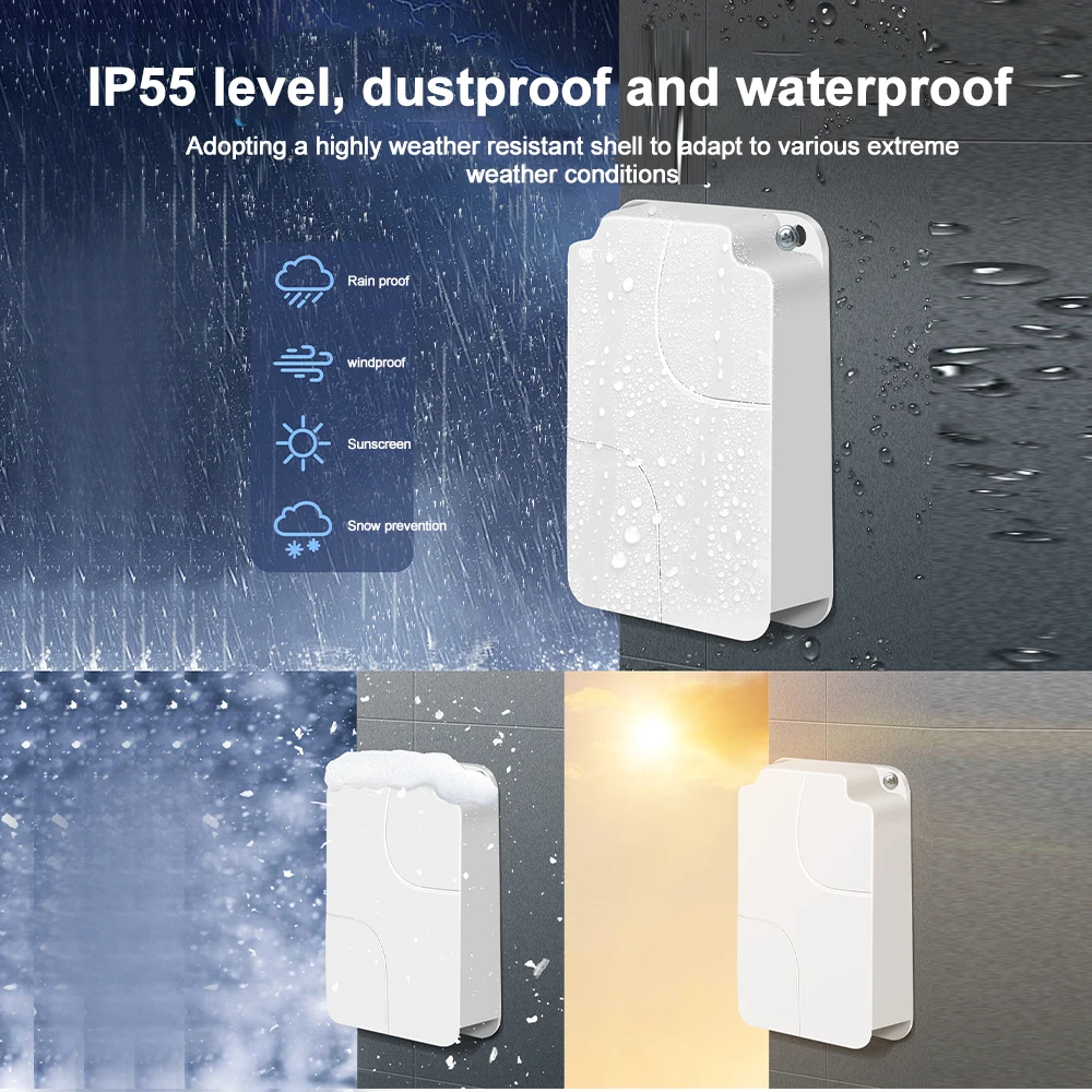 Kebidumei-extensor POE impermeable IP55 de 4 puertos, 100/1000Mbps, 1 a 3, repetidor de interruptor de red, extensor AP VLAN para exteriores para cámara IP - imagen 5
