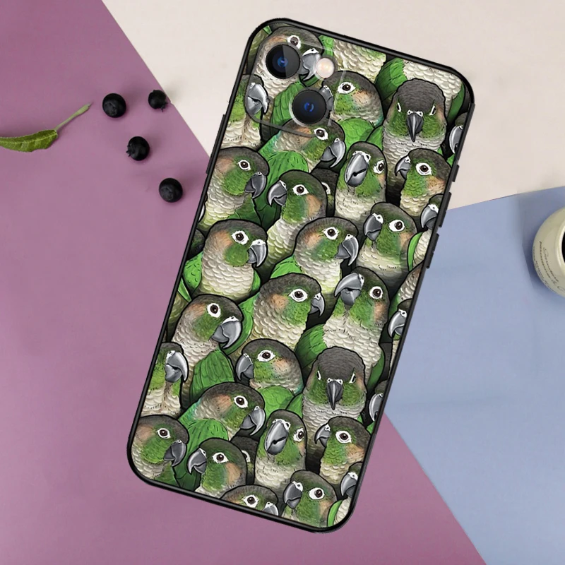 Funda de pájaro loro Animal para iPhone 14, 13, 11, 12, 16, 15 Pro Max, 12, 13 Mini, X, XR, XS MAX, 7, 8, 14, 16, 15 Plus, cubierta trasera - imagen 2