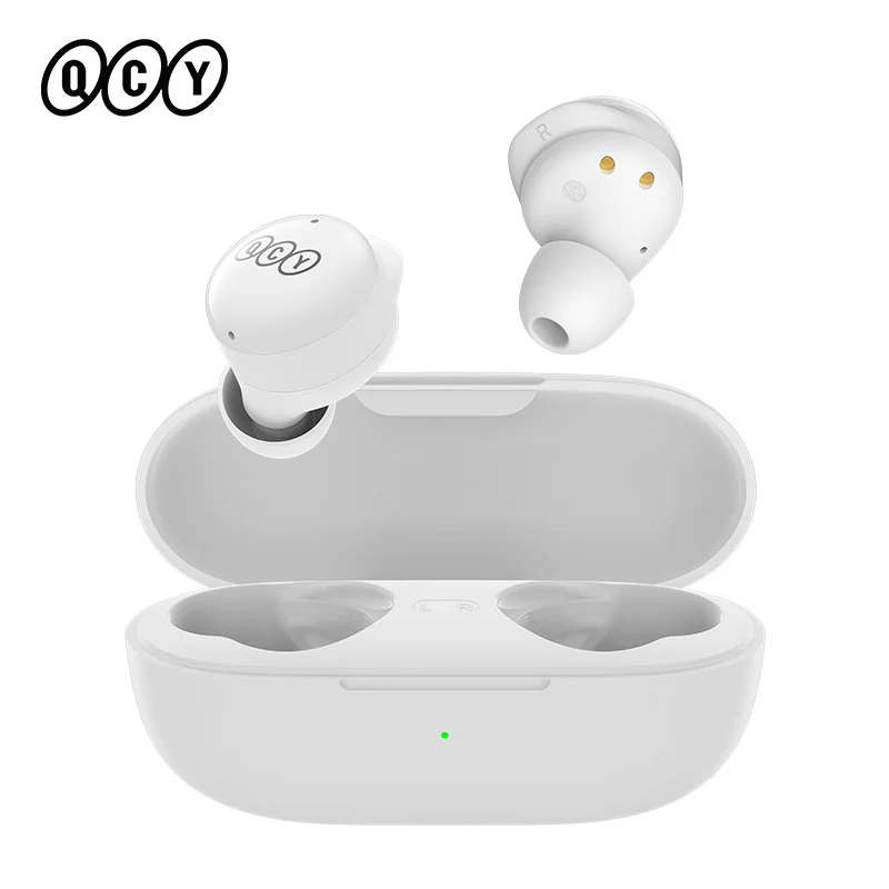 QCY-auriculares inalámbricos T17 con Bluetooth 5,3, dispositivo de audio con Control táctil, baja latencia, para juegos, Youth, Hifi, ENC, llamadas, 26H - imagen 2