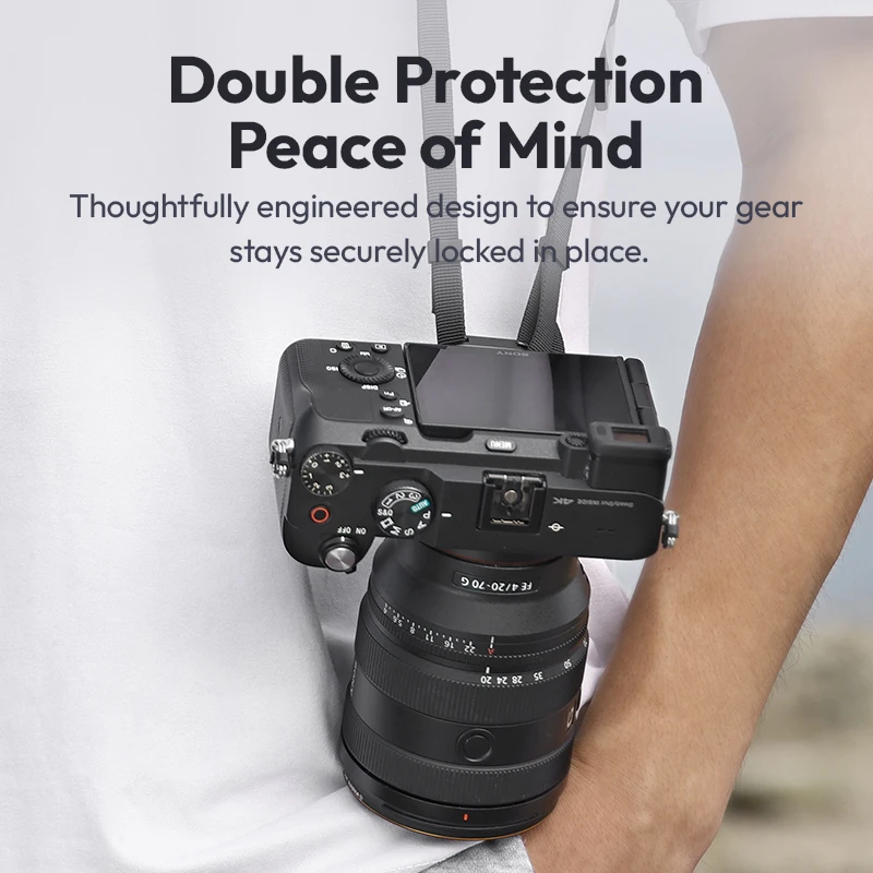 ​ Ulanzi UKA06 Uka Correa de hombro de liberación rápida Correa de hombro ajustable para cámara para placas superiores UKA F38 Serie Uka - imagen 4