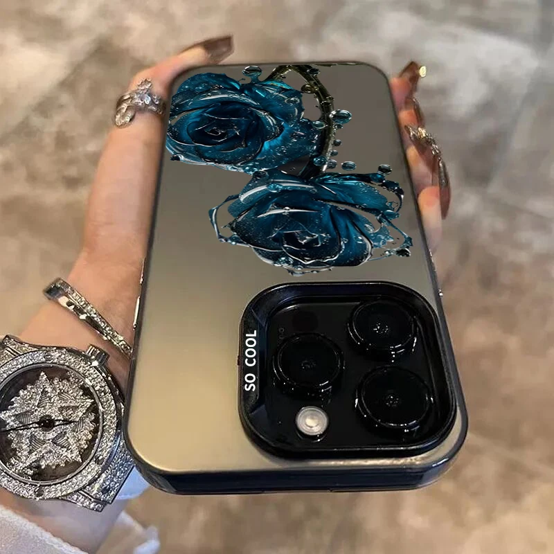 Funda de lujo para Samsung Galaxy, cubierta trasera a prueba de golpes, azul hielo, rosa, IMD, A14, A34, A13, A23, A33, A52, S24, S23, S22, S21, Ultra Plus, S20 FE - imagen 4