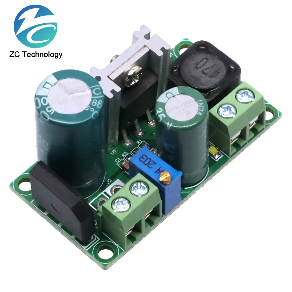 Módulo convertidor reductor de CA/CC a CC, LM2596HV, 3v, 3,3 V, 5V, 6V, 9V, 12V, 15V, 24V, 5V-50V, fuente de alimentación ajustable de 3a