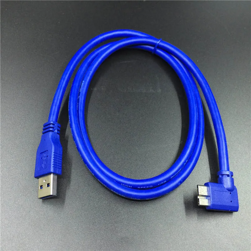 Cable USB 3,0 de 90 grados, tipo A, macho A Micro B, macho, ángulo izquierdo y derecho, 5gbps, para cámara SLR/disco duro móvil - imagen 5