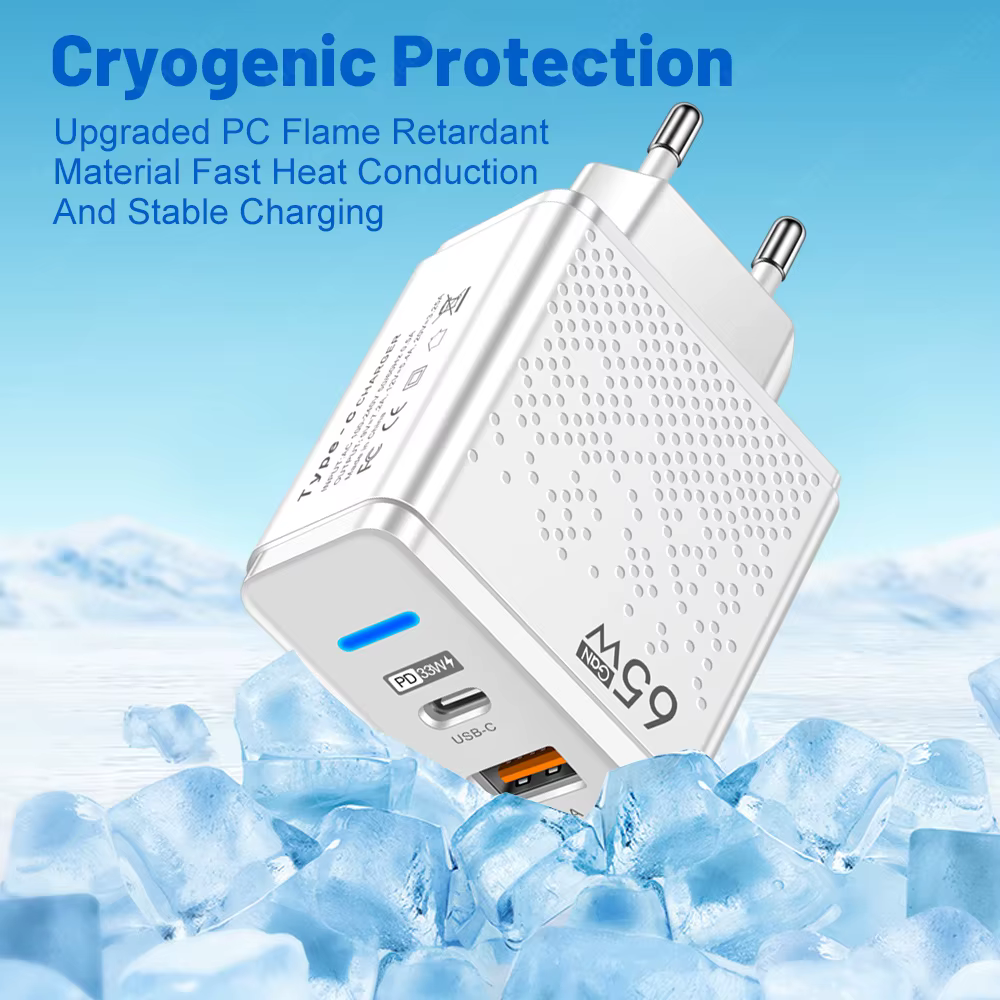 Cargador USB-C 65W PD para Móvil de Carga Rápida - imagen 5