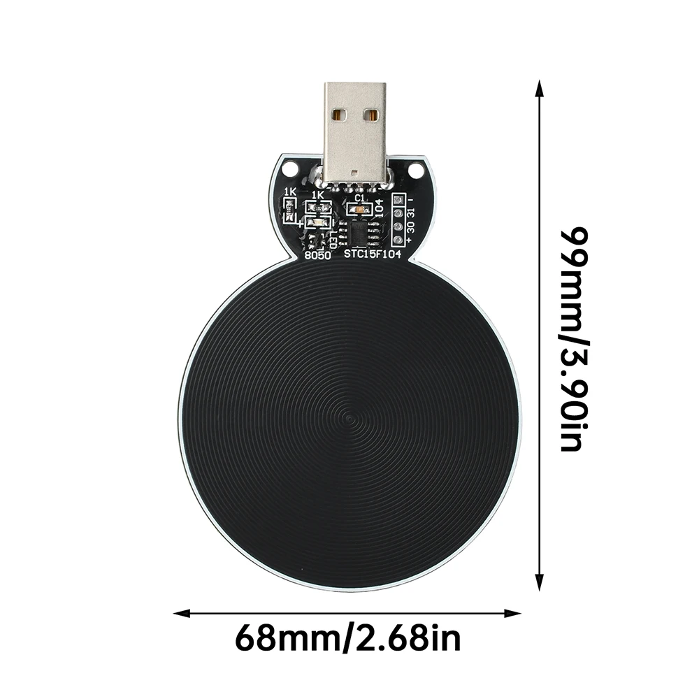 Générateur de résonances Schumann 7.83Hz, puce d'impulsion Stable à très basse fréquence, générateur d'impulsions en forme d'onde pour détendre le corps et l'esprit - imagen 5