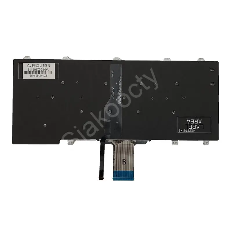 Teclado Inglés para Dell Latitude 3150, 3160, E5250, E5270, E7270, E7250, retroiluminado - imagen 2