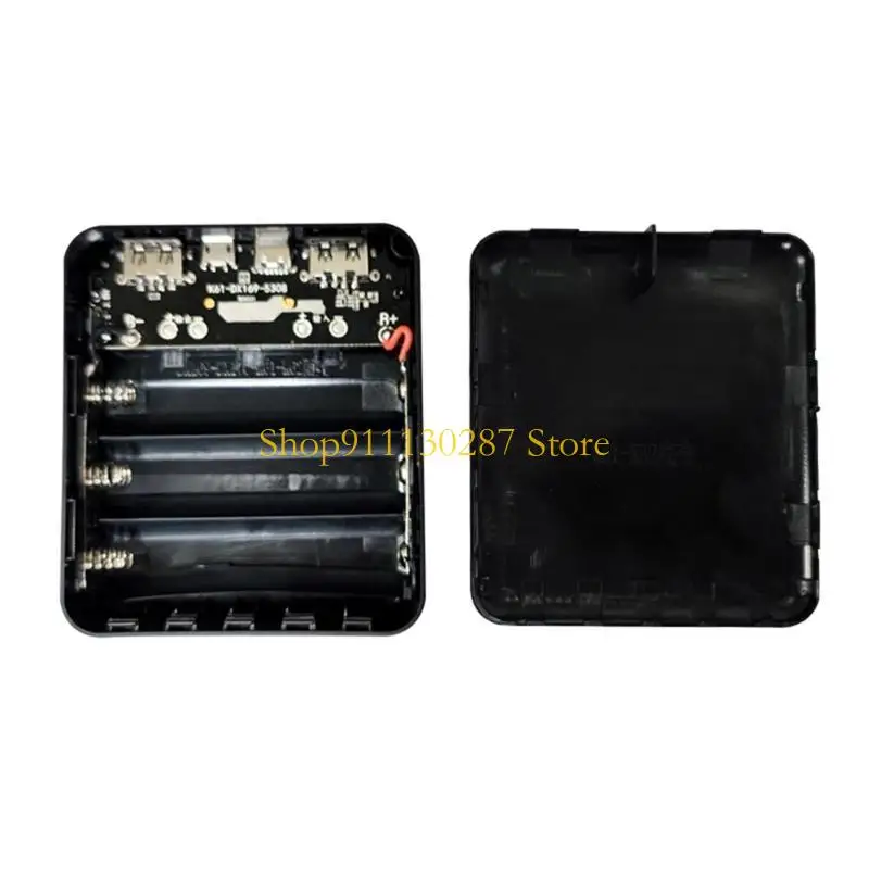 Cajas carcasas plástico J1HC, protectores plástico portátiles carga más rápida para banco energía - imagen 4